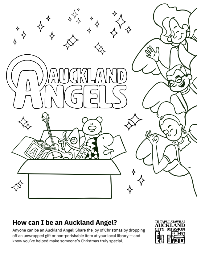 Angels Colouring Pages