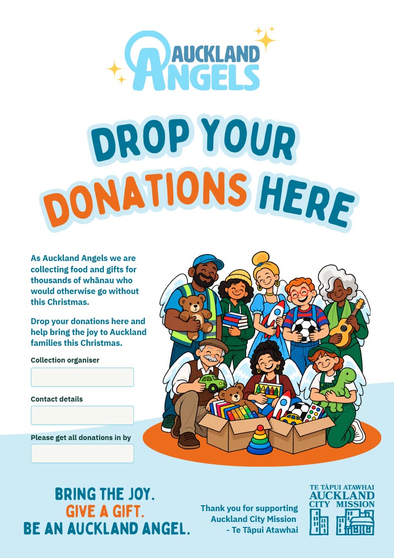 Angel Drop-Off Zone Poster